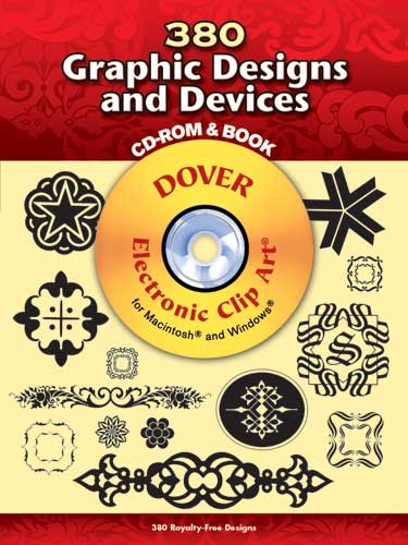 книга 380 Graphic Designs and Devices (Dover Electronic Clip Art), автор: 